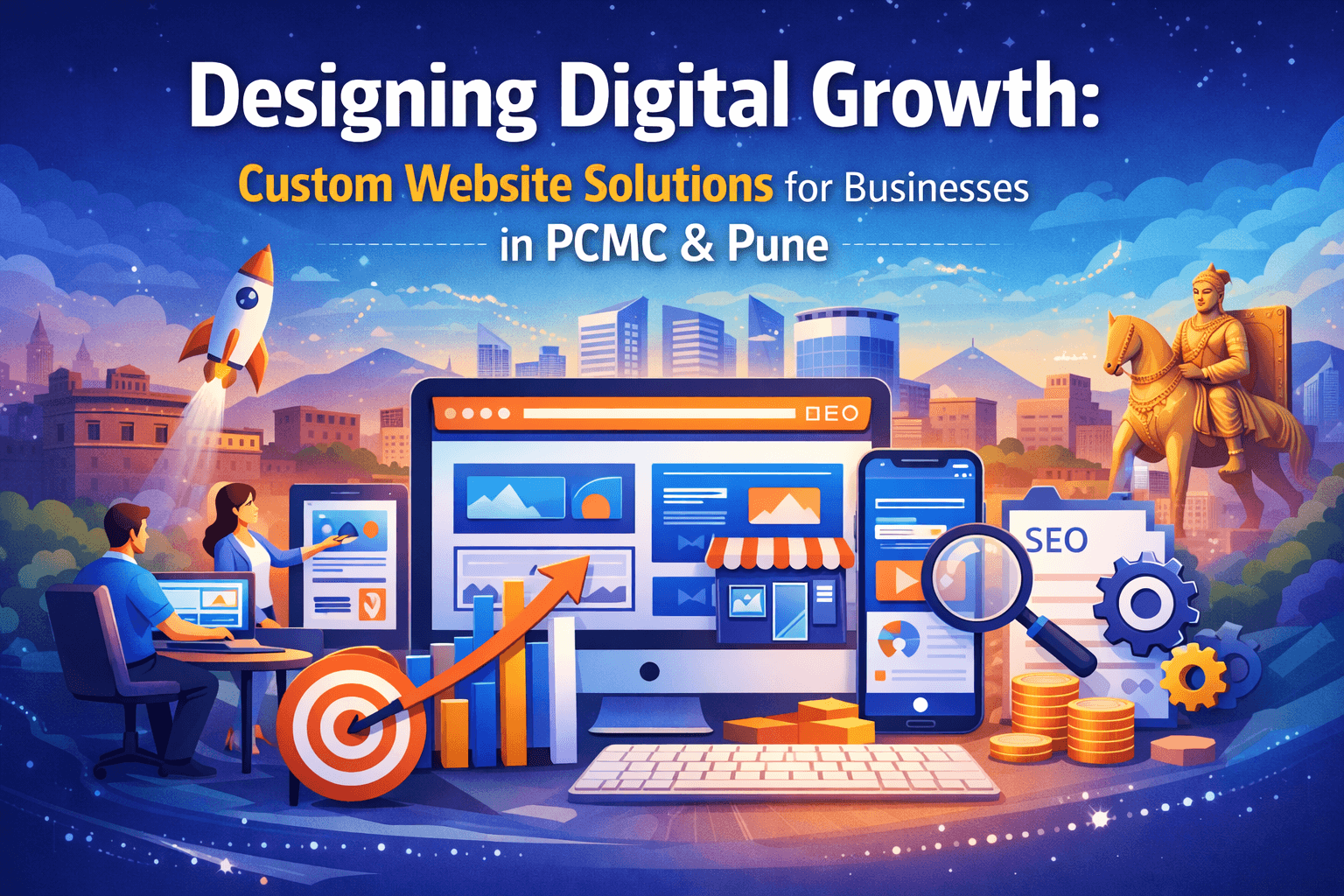 Designing Digital Growth: Custom Website Solutions for Businesses in Pune & PCMC